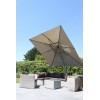 Sun Garden - Easy Sun cantilever parasol 320 Square without flaps - Olefin Taupe canvas
