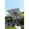 Sun Garden - Easy Sun cantilever parasol 320 Square without flaps - Olefin Titanium canvas