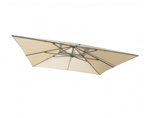 Replacement canvas in Light Taupe in Olefin without flaps for Sun Garden - Easy Sun parasol 320 Square
