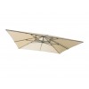 Replacement canvas in Light Taupe in Olefin without flaps for Sun Garden - Easy Sun parasol 320 Square