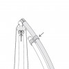 Fix flange in White for Sun Garden - Easy Sun parasol