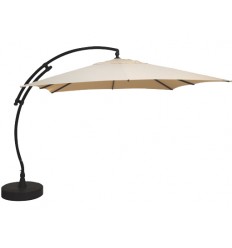 Sun Garden - Easy Sun cantilever parasol Square without flaps - Polyester Beige canvas