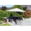 Sun Garden - Easy Sun cantilever parasol Square without flaps - Polyester Beige canvas