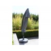 Cantilever Sun Garden - Easy Sun parasol XL375 round without flaps - Titanium Olefin canvas 