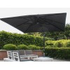 Cantilever parasol Sun Garden - Easy Sun 320 Square without flaps - Olefin Carbone canvas