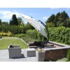 Sun Garden - Easy Sun cantilever parasol XL375 Round without flaps - Olefin Beige canvas
