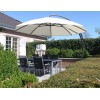 Sun Garden - Easy Sun cantilever parasol XL375 Round without flaps - Olefin Beige canvas