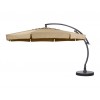 Cantilever parasol Sun Garden - Easy Sun 350 Classic with flounces- Olefin Light Taupe canvas