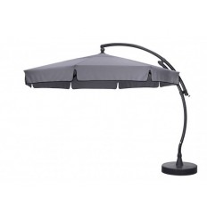 Cantilever parasol Sun Garden - Easy Sun 350 Classic with flounces- Olefin Titanium canvas